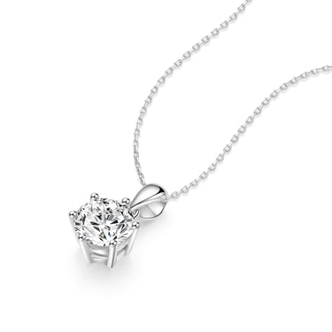 Lab-grown Diamond Six Prong Pendant