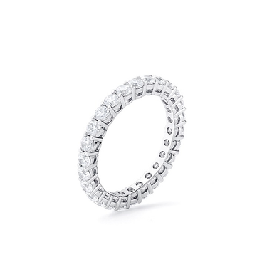 Round Moissainte Eternity Band