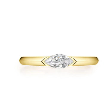 East West Marquise Diamond Ring