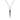 Solitaire Diamond Bar Engraved Pendant