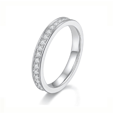 Channel Set Moissanite Ring Band