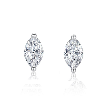 Classic Marquise Diamond Stud Earrings