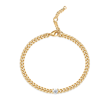 Cuban Link Moissanite Bracelet