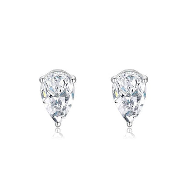 Classic Pear Diamond Stud Earrings