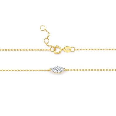 Solitaire Marquise Diamond Bracelet