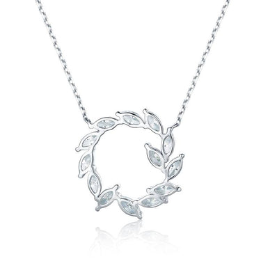 Lab-grown Diamond Flower Garland Necklace