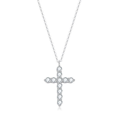 Petite Cross Diamond Pendant