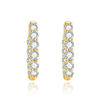 Diamond Eternity Hoop Earrings