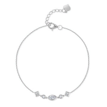 Unique Bezel Diamond Bracelet